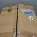 DisplayGifts 42" Electric Guitar Display Case Cabinet Shadow Box with Guitar Hanger Stand, Lockable UV Protection Black Felt Interior with Black Frame