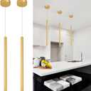 2Light Gold Mini Pendant Lighting Modern Pendant Light,23.62in, 600-2