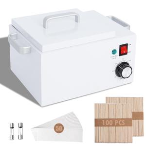 Upgrade 5lb Large Wax Pot, Wax Warmer for Hair Removal, Professional Single Waxing Melter Heater Machine, for Facial Skin Body Painless Hair Removal, SPA Salon Equipment, New Non-stick Pot