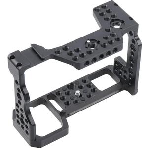 CNC Aluminum DSLR Camera Cage Extension Frame Cold Shoe for Sony A9 A7RIII A7III A7M3