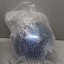 12 Inch Stainless Steel Gazing Ball, Blue Mirror Sphere for Garden Décor, Weatherproof & shatterproof, reflects light & surroundings, for patio lawn pond pool balcony, gift for gardeners
