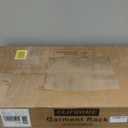 H5C Clothes Rack with Cover, Portable Closet for Hanging Clothes, Covered Clothing Racks Heavy Duty, Freestanding Garment Racks with Shelves Max Load 360LBS Black Closet Rack with Black Cover