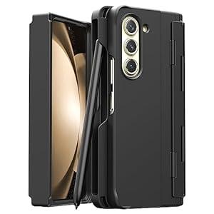 araree Nukin 360 P Samsung Galaxy Z Fold 5 Case with S Pen Slot & Hinge Protection, Lightweight Full Body Protective Hard PC Cover Designed for Samsung Galaxy Z Fold 5 5G(2023) 