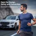 Gelecek Bone Conduction Headphones，Open-Ear，Bluetooth 5.4，IPX5 Waterproof，10-Hour Battery Life，Lightweight Wireless Sports Earphones，Sweatproof Headset for Running，Cycling，Hiking，Gym Fitness