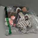 3-Pack Squeaky Plush Dog Toys - Adorable Animal Designs with Soft Cotton Filling, Cute Stuffed Dog Chew Toys for Small, Medium Non-Aggressive Chewing Dogs Chewer (Giraffe&Donkey&Dog) (White&Grey&Brown)