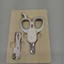 PAKEWAY Pet Nail Clipper with LED & -U-V Light, Cat Claw Trimmer with Ultra Bright LED Light for Nail Bloodline to Avoid Over Cutting, Sharp Angled Blade Grooming Tool for Dog Cat Rabbit Small Animals (Grey)