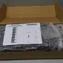 7 Tier Wall Shelf Unit - Lack Floating Shelf, Compact Display Floating Shelf, Vertical Column Wall Decor Mount Floating Storage Organizer Tall Tower Shelf for Bedrooms, Living Rooms(Black)