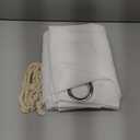 AIDUOMAER White Sheer Curtains 92 Inch Length 2 Panels, Light Filtering Rod Pocket & Clip Ring Compatible Drapes, Privacy Sheers for Bedroom, Living Room & Dining Room, Each Panel 50" W x 92" L