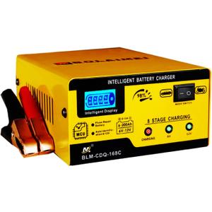 6V and 12V Car Battery Charger, 15A Smart Battery Trickle Charger Maintainer, Pulse Repair Deep Cycle Battery Charger Automotive Desulfator for Car Motorcycle Truck Boat Lawn Mower Lead Acid Batteries