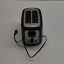 Toastmaster 2-Slice Cool Touch Toaster, black with stainless accent