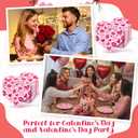 Landical 50 Pcs Valentine Heart Shaped Paper Napkins Galentine's Day Disposable Paper Guest Napkins Valentines Love Hearts Hand Towel for Ladies Celebration Bachelorette Party Table Supplies(Pink)