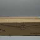 52" Ceiling Fans with Lights and Remote Control, Outdoor Ceiling Fan with Lights High CFM Quiet 3 Blade Wood Walnut Fan, Propeller Ceiling Fan for Outdoor/Indoor,Deep Walnut
