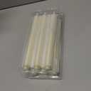 Homemory Real Wax LED Flameless Taper Candles with Remote Timer, 9.6 Inches Ivory Fake Candlesticks, Dripless Battery Operated Window Candle with 3D Flickering Flame for Fireplace Xmas Halloween