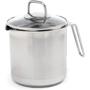 Norpro KRONA 12 Cup Multi Pot with Straining Lid, Stainless Steel