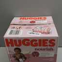 Huggies Nourish Scented Baby Wipes, 6 Push Button Packs (336 Wipes Total)