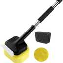 Grill Brush Bristle Free Grill Brush with 2 Replaceable Heat-Resistant Heads & Steel Scraper  BBQ Cleaner Brush for Cast Iron/Stainless Grates, Safe Steam-Powered Outdoor Grill Tool