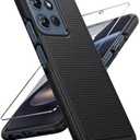 FNTCASE for Moto G-2026/2025 Phone Case: Moto G Play 2026/Moto G Power 2025 Case with Screen Protector Dual Layer Military Drop Protection Heavy Duty Shockproof Rugged Non Slip Cell Phone Cover, Black