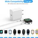for Apple Watch Charger Fast Charging, 3.3FT Magnetic Charging Cable with USB C Wall Charger Compatible with iWatch Series Ultra/SE/11/10/9/8/7/6/5/4/3/2/1