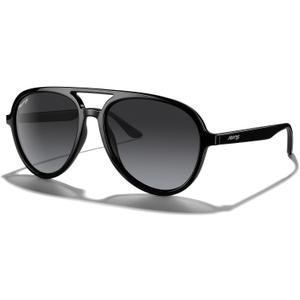 MERRY'S Classic Polarized Aviator Sunglasses For Womens Mens Retro Double Bridge Aviators S8376 (Black Frame/Gray Gradient Polarized Lens)