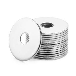 Bates- Stainless Steel Fender Washers, #10 x 3/4", 100 pcs, Large, Stainless Steel Flat Washers