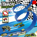 A Multi-Piece Racing Track Toy Set That Allows for Free Assembly of 360-Degree Rotating Tracks, Designed to Develop Intelligence And Enhance Hands-On Skills. It's a Great Interactive Product for Parents And Friends