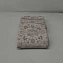 Hallway Washable Runner Rug - 2'6x12 Kitchen Rugs Entryway Rug Runner Vintage Soft Floor Mat Non Slip Indoor Farmhouse Carpet for Bathroom Living Room Bedroom (2'6''x12', Beige)