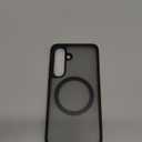 JETech Magnetic Case for Samsung Galaxy S24 5G, Compatible with MagSafe, Translucent Matte Back Shockproof Phone Cover (Black)