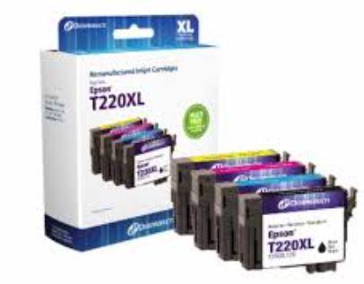 Epson T220 XL 1008 Ink Cartridge - Black/Multicolor