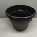 Plant Planters Pots Set of 4 Pack 16 InchLarge Plastic Flower Pot for Indoor Plants with Drainage Holes & Trays, Resin Decorative Container Sets with Saucer for House Outdoor Garden Plant Copper