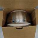 P&P CHEF Mixing Bowl with Lid Set, 5 Piece Stainless Steel Mixing Nesting Bowls for Salad Storage, 3 Grater Attachments & Non-Slip Bottoms, Size 1/1.5/2 / 2.6/4.6 QT, Khaki