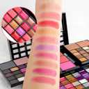 74 Colors Makeup Palette with 10-Piece Makeup Brush Set  All-in-One Full Face Makeup Kit, Eyeshadow, Lip Color, Blush & Contour Set, Gift for Women