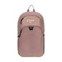 PUMA Women's Poppy Backpack in Memory Cloth with Laptop Sleeve, Luggage Strap & Water Bottle Pockets, Sandstone/Alpine Snow, One Size