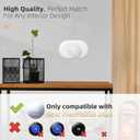 Compatible with Google Nest Thermostat 2020 Wall Plate Cover, Nest Thermostat Trim Kit, Nest Thermostat Wall Plate Cover, Nest Thermostat Accessory Easy Installation - Snow