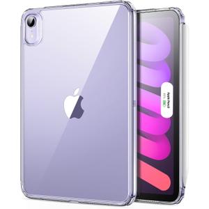 ESR for iPad mini 7 A17 Pro Case, iPad mini 7th/6th Generation Case (2024/2021), Slim and Light, Shock and Drop Protection, Yellowing Resistant, Hard Back, Supports Pencil Pro & Pencil (USB-C), Clear