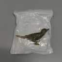 GIB Small Bird Statue for Home Decor, Solid Antique Brass Magpie Bird Figurine, Decorative Birds Ornaments, Gold Decor for Living Room Table, Bedroom, Office Desktop