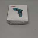 Small 4V Electric Screwdriver,Kiprim ES3 Cordless Screwdriver Tool with Rechargeable Battery,LED Front Light & Power Display Light for Home DIY Blue