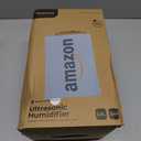 Homvana Humidifiers for Bedroom Home, 3.6 L Cool Mist Top-Fill 34H Super Long Time, Quiet 23dB, Baby Humidifier, Oil Diffuser for Large Room, House, Plant, Nursery, BPA FREE, Ultrasonic (Transparent)