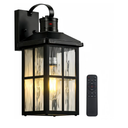 Motion Sensor Outdoor Porch Light: Dusk to Dawn Weatherproof Exterior Wall Lights Fixture, Black Outside Coach Lamp for House Garage Patio Front Door