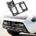 TRUMGETA No Drill Front License Plate Holder Fit for 2024 2025 2026 Toyota Tacoma, Aluminium Lockable Front License Plate Bracket Mounting Kit with Anti Theft Features, Quick-Release Design