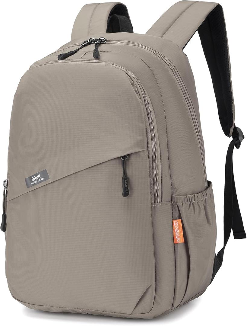 40x30x15cm Personal Item Bag Travel Backpack Carry On Flight Approved with Anti-Theft Pocket Water-resistant Casual Daypack for Weekender Business Hiking,Beige