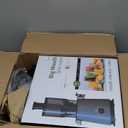 Juicer Machines - Wide Mouth Feed Chute with Self Feeding Hands-Free Design - Cold Press Juicer for Vegetables and Fruits - Juice Extractor Machine High Juice Yield - With Pusher (Medium, Premium Black)