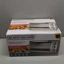 Black+Decker 4 Slice Toaster Oven - Stainless Steel, 17.2"D x 12"W x 9.33"H