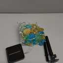 Coastal Solar String Lights Outdoor Garden Lights Marine Life Solar Fairy Garden Lights for Outside 14ft 40LED Waterproof Turtle Seahorse Starfish Clam Beach House Nautical String Lights Yard Decor