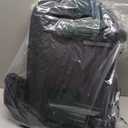 29" 86L Foldable Wheeled Duffle Bag, Waterproof Travel Rolling Backpack with Quilted Bottom, Navy