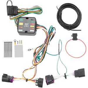 Dasbecan 4-Pin Trailer Wiring Harness kit Compatible with Ram ProMaster 1500 2500 3500 2014-2023 4-Way Flat Trailer Connector Plug Replace# 56478