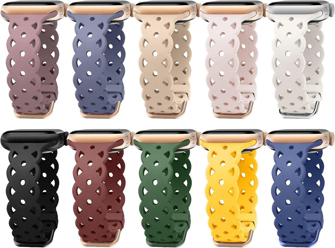 Sport Band Compatible with Apple Watch Bands 49mm 46mm 45mm 44mm 42mm, Soft Silicone Wristbands Strap with Classic Clasp for iWatch Series 10 9 SE 8 7 6 5 4 3 2 1 Ultra for Women Men Sport Band Compatible with Apple Watch Bands 49mm 46mm 45mm 44mm 42mm, Soft Silicone Wristbands Strap with Classic Clasp for iWatch Series 10 9 SE 8 7 6 5 4 3 2 1 Ultra for Women Men