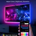 TV LED Backlight with Sensor, LED Sync Lights for TV 55-65 Inch, Smart Camera Sync to Screen, Ambient RGB Strip Lights for Gaming & Home Theater, App Control (14.7ft)