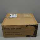 Little Star Kids Sofa with Star Throw Pillow, High Back Toddler Chair Glow in The Dark for Boys and Girls, Grey