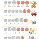 School Zone Big Math 1-2 Workbook: 320 Pages, 1st Grade, 2nd Grade, Elementary Math, Addition, Subtraction, Word Problems, Time, Money, Fractions, Ages 6 to 8