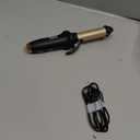 Bestauty Small Cordless Curling Iron 1 inch, Mini Dual Purpose Curler/Straightener - Rechargeable Wireless Travel Hair Curler for Short Hair (Black)